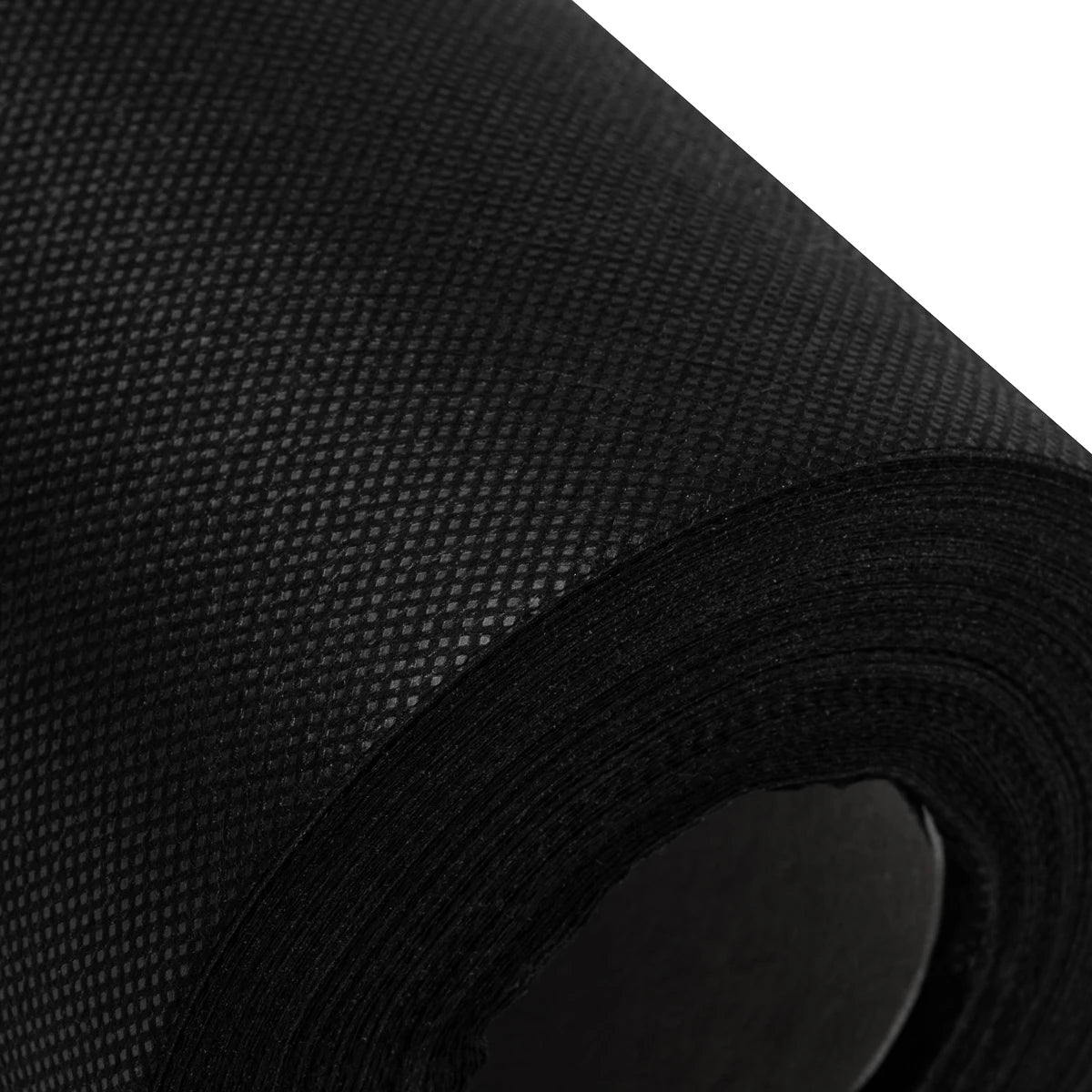 NON-woven bedsheet in roll with perforation 80cm x50m, black