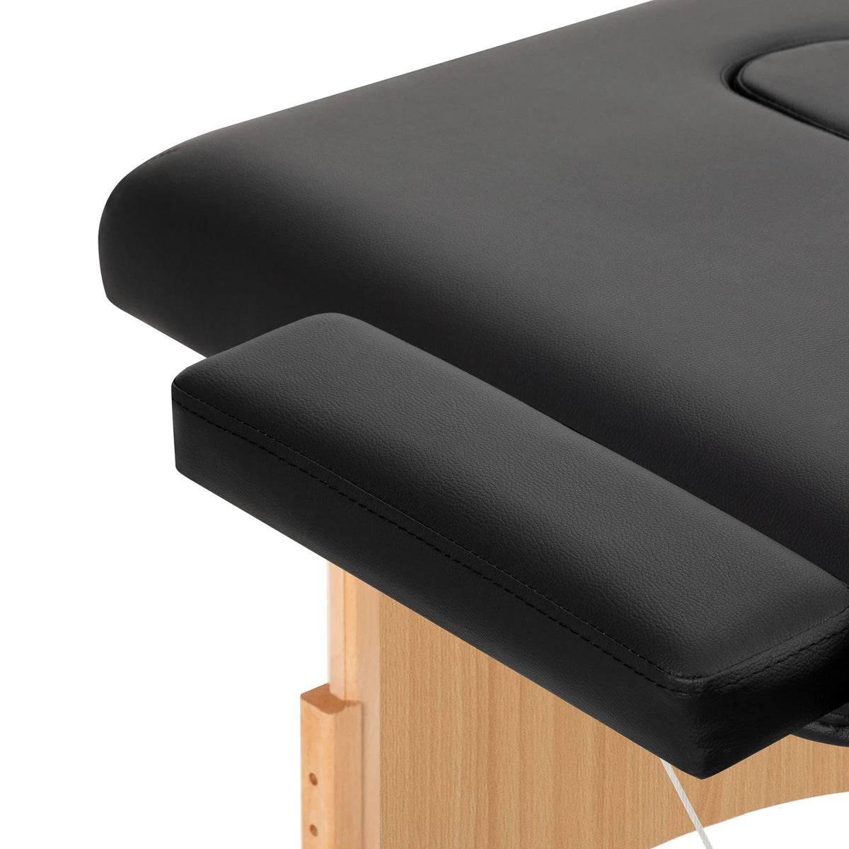 Balance Koka saliekamais masāžas galds, 2 sekcijas, melns