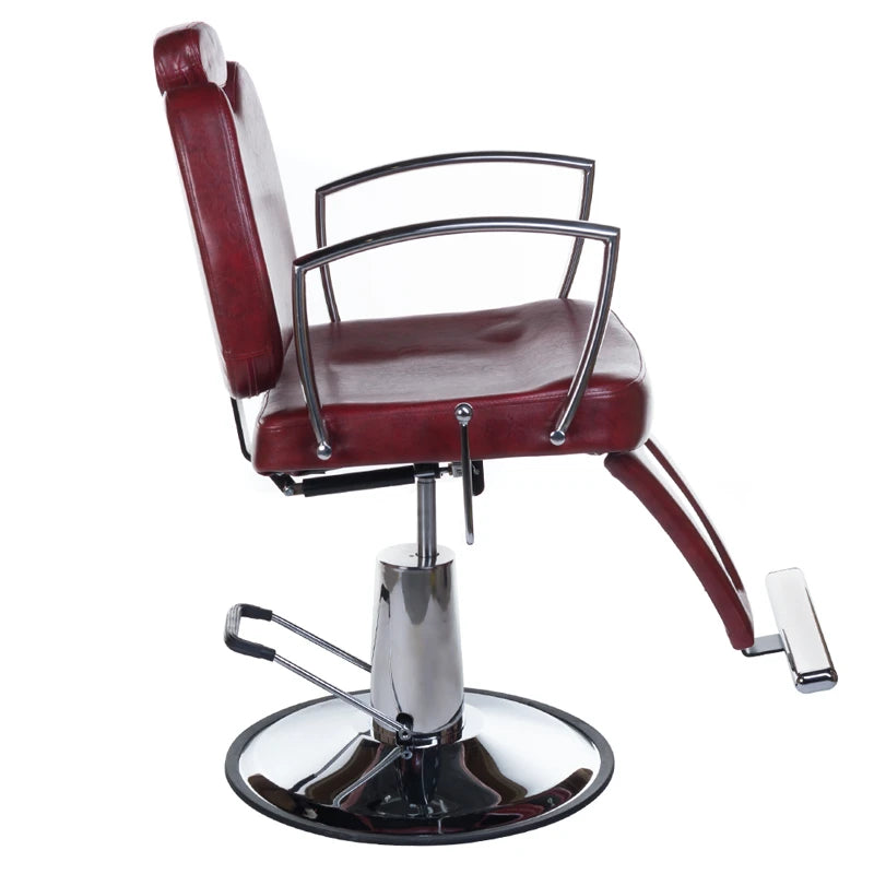Fauteuil Barbier HOMER II BH-31275, rouge