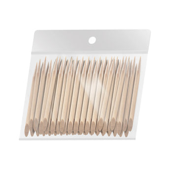 OCHO NAILS Orange cuticle sticks 6,5 cm 100 pcs.