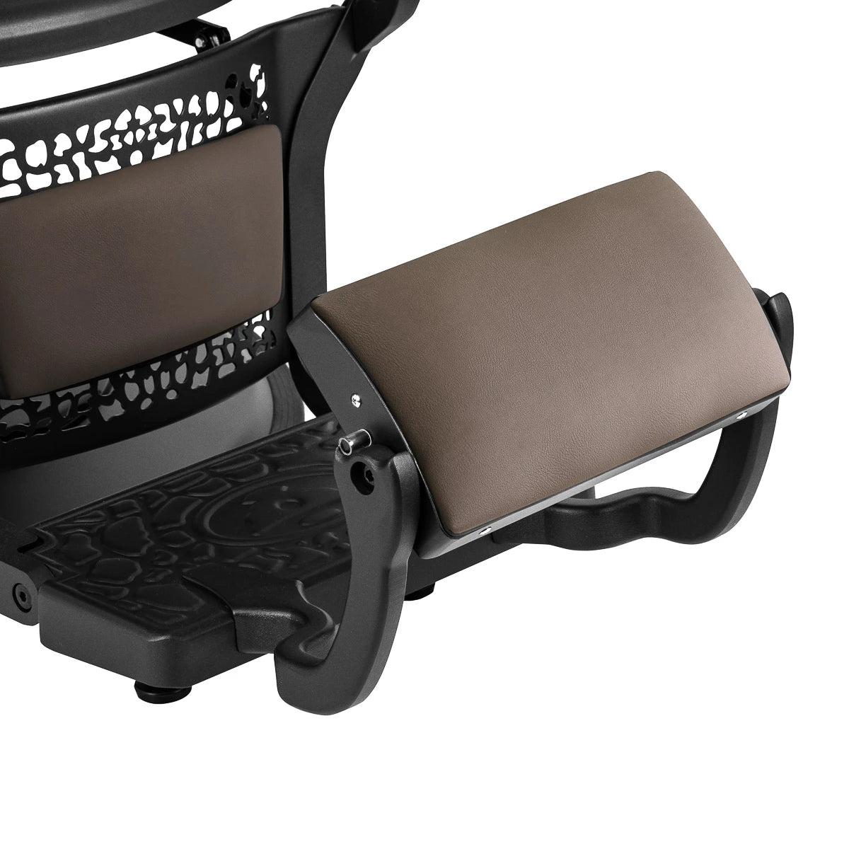 Barber chair Gabbiano Niccolo brown buttonless