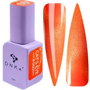 DNKa Cat Eye hibridinis nagų lakas 0001 Color, 80's koleksija