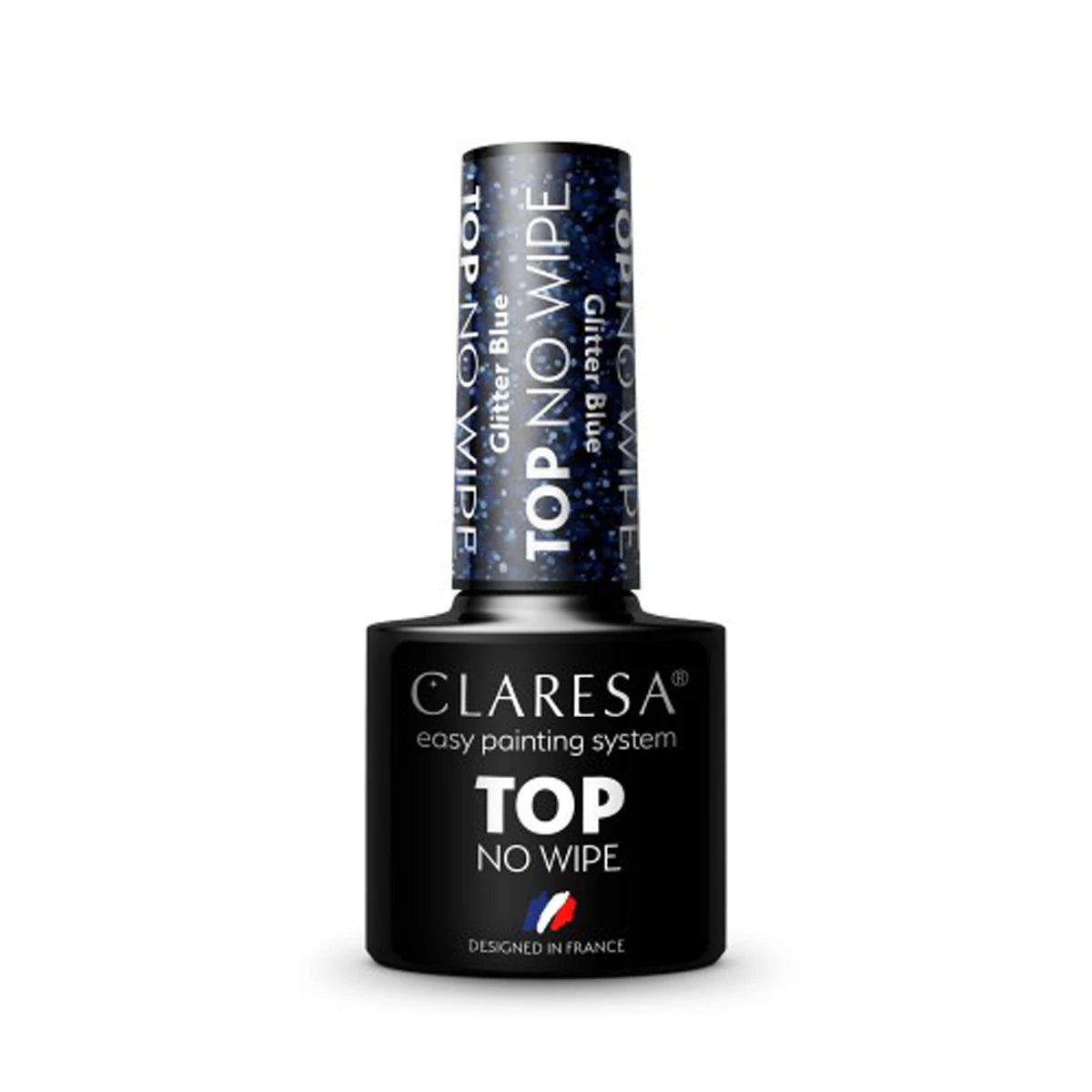 TOP NO WIPE GLITTER BLUE 5ML