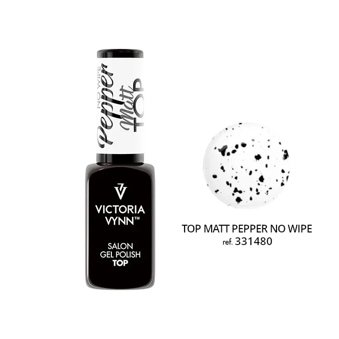 Victoria Vynn Top Matt PEPPER No Wipe, 8 ml