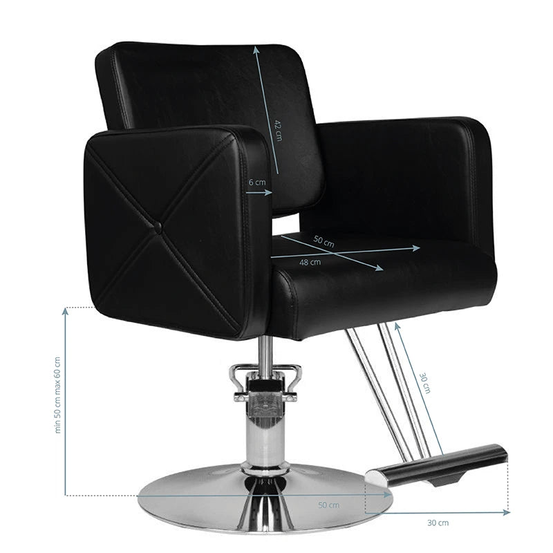 Hair System Frizētavas krēsls HS99, melns
