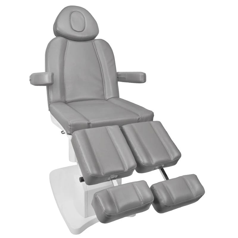 Pedikīra krēsls AZZURRO 708as PEDI, 3 motori, pelēkā