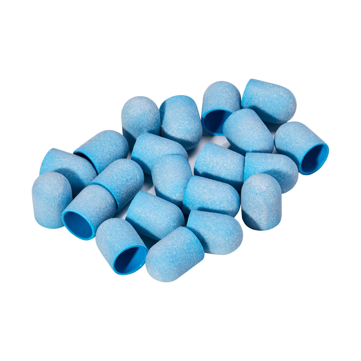 EXO Küünefreesi lihvmüts helesinine, 13mm /220 20tk Med Cap