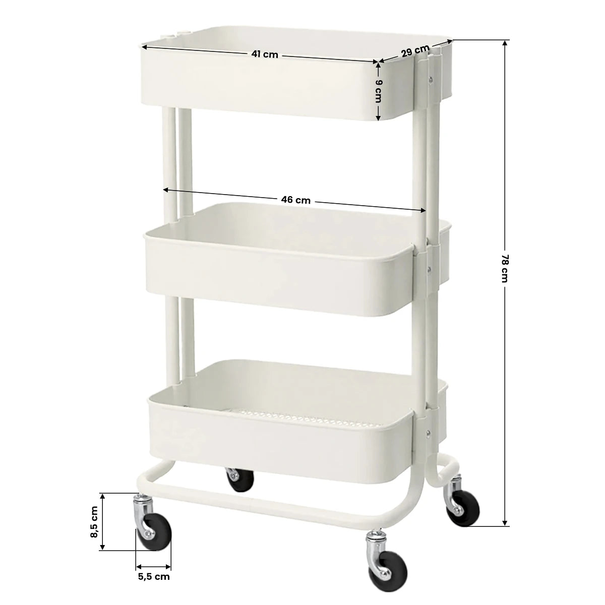 Table - cosmetic helper hs05 white