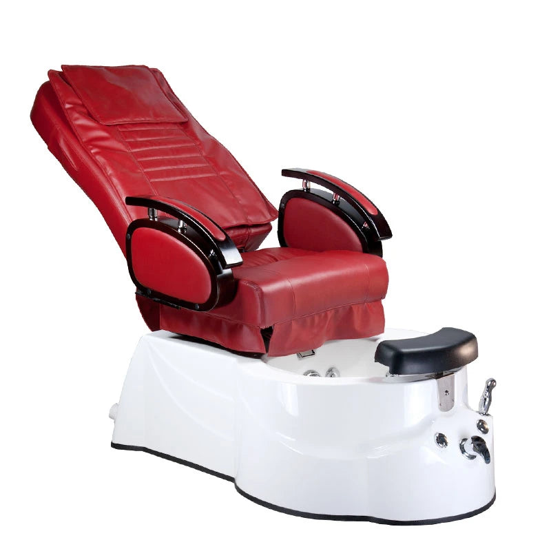 Pedikīra krēsls ar masāžu, BR-3820D, bordo