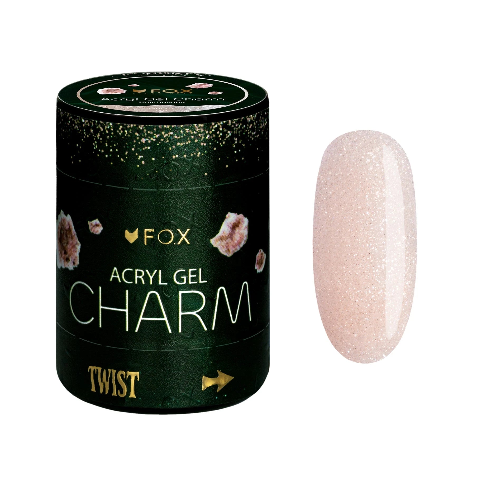 F.O.X Acryl gel Charm Quartz, 15 ml