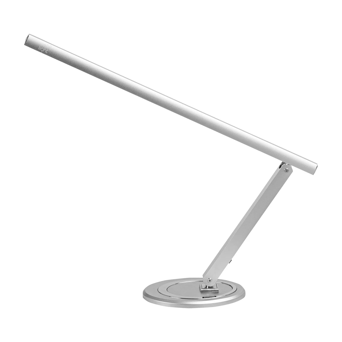 Тонкая настольная LED лампа, All4light, серебристая