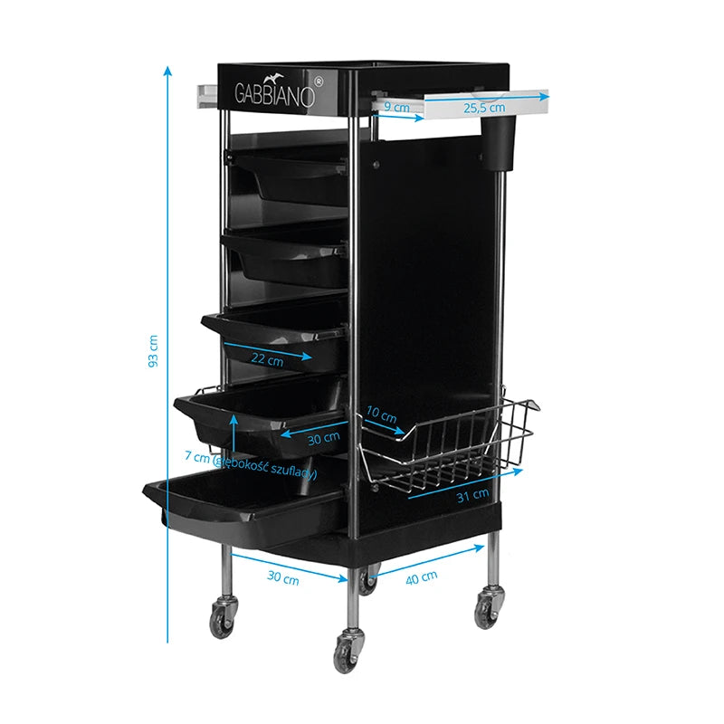 Gabbiano fx11e noir coiffure assistant