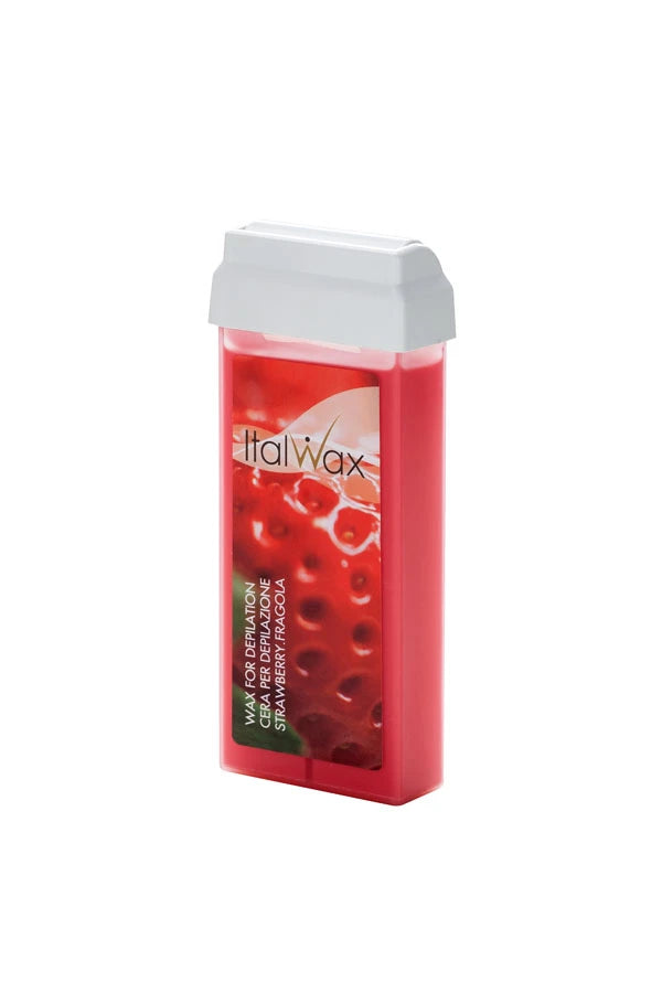 ItalWax Epilācijas vasks kartridžā Strawberry, 100 ml