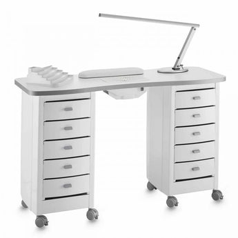 Manicure table Zippy double vented