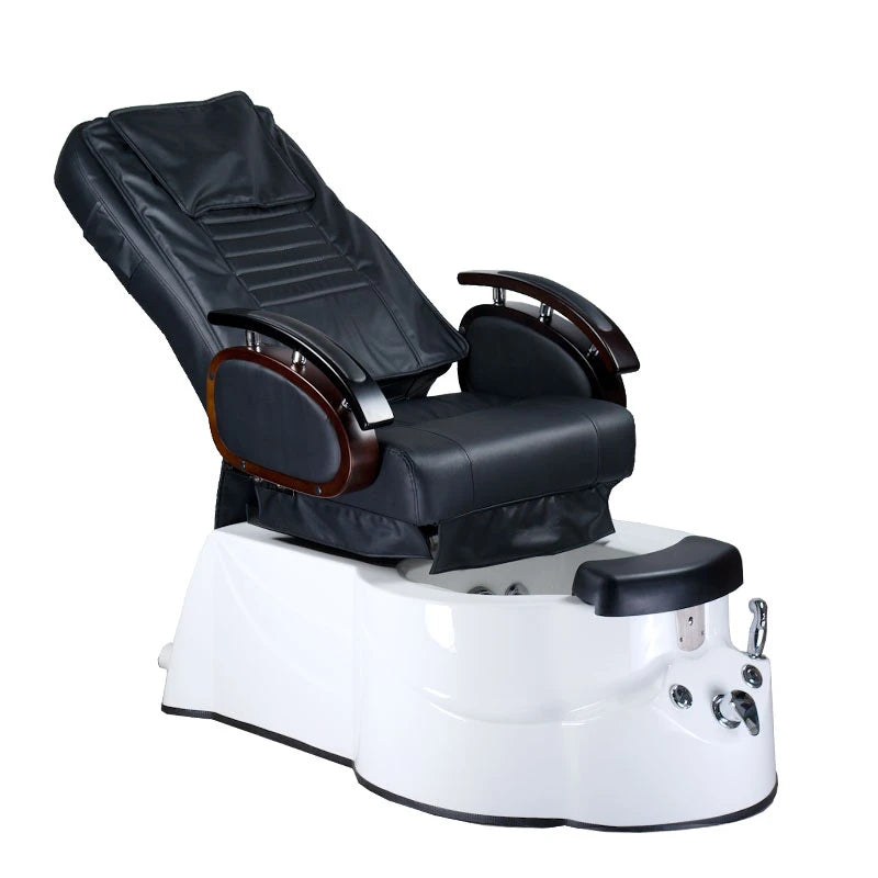 Pedikürstuhl mit Massage BR-2310, Schwarz