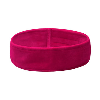 Kosmeetika peapael veluurist, fuksia