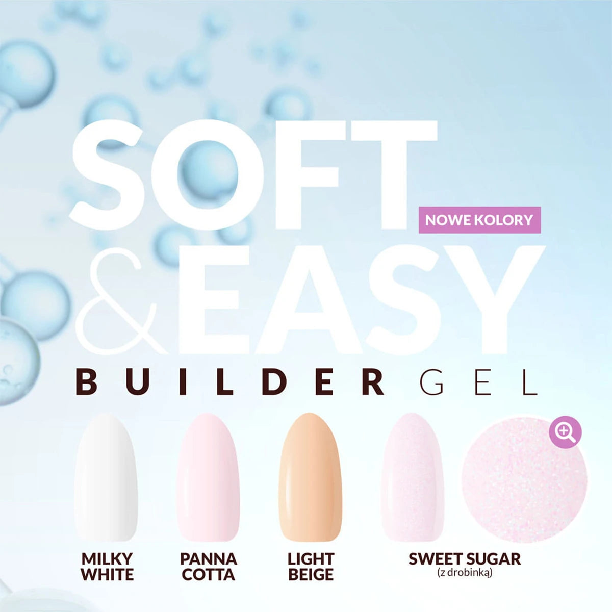 Claresa Soft&Easy Vienfāzes gēls, Milk white, 90g