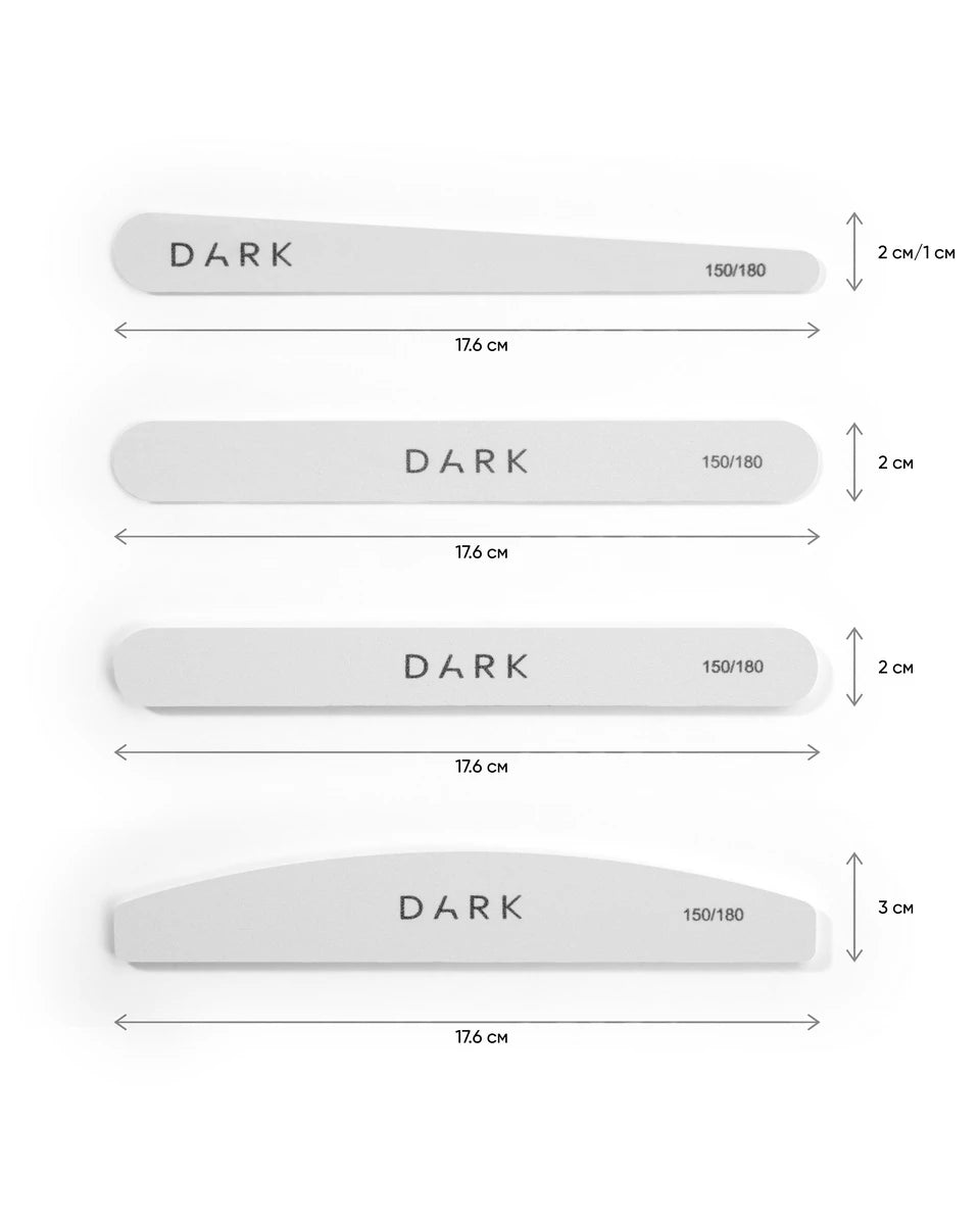 Ensemble of files - drop, 10 pcs (150/180 grit)