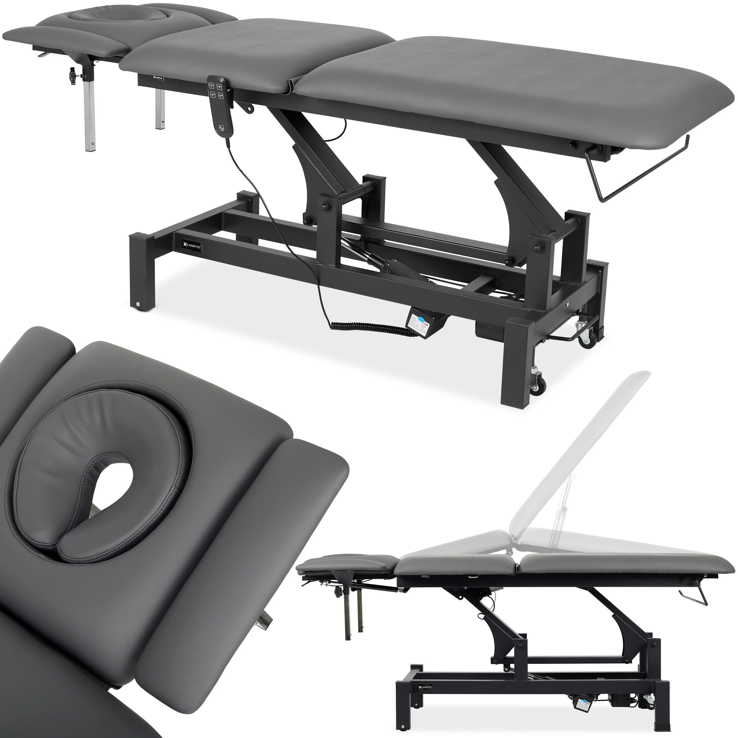 Stationary électrique table de massage Habys Fortis 5 ERGO gris