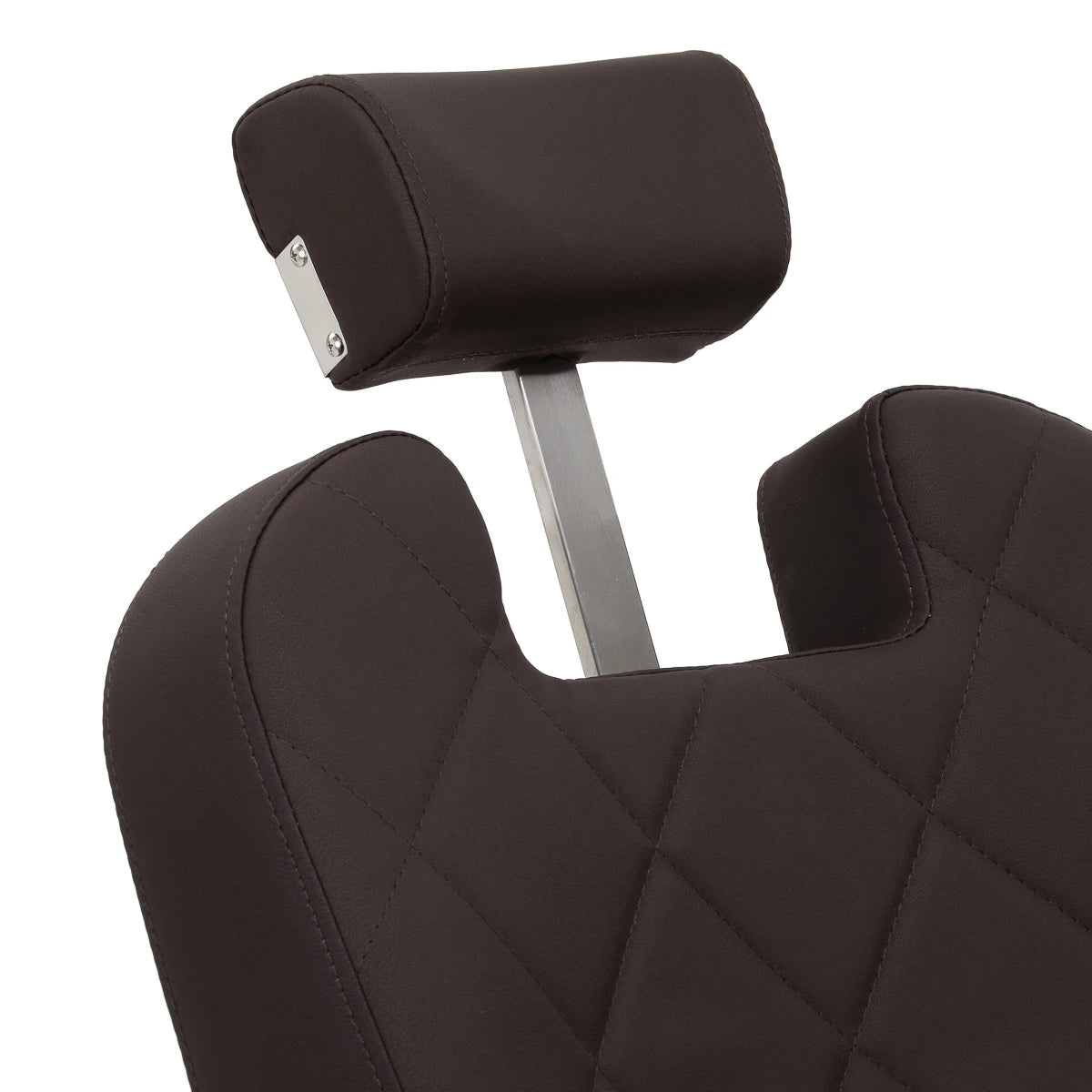 Gabbiano Barberstuhl Bruno, Braun mit schwarzem Rahmen