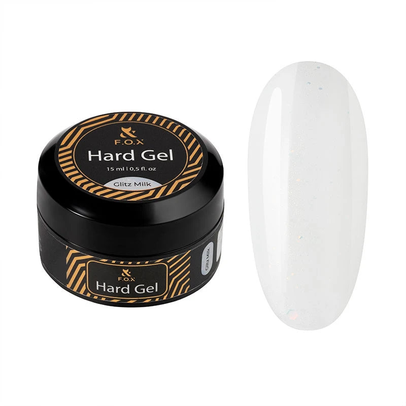 Твёрдый гель Glitz Milk, 15 мл