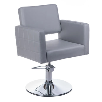 Hairdressing chair Ernesto BM-6302, light gray