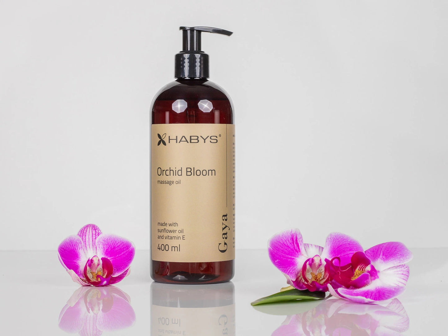 Massage Oil, Orchid bloom, HABYS, 400 ml