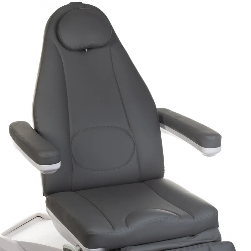 Kosmetoloģijas krēsls - kušete 6672B, 3 motori, pelēka