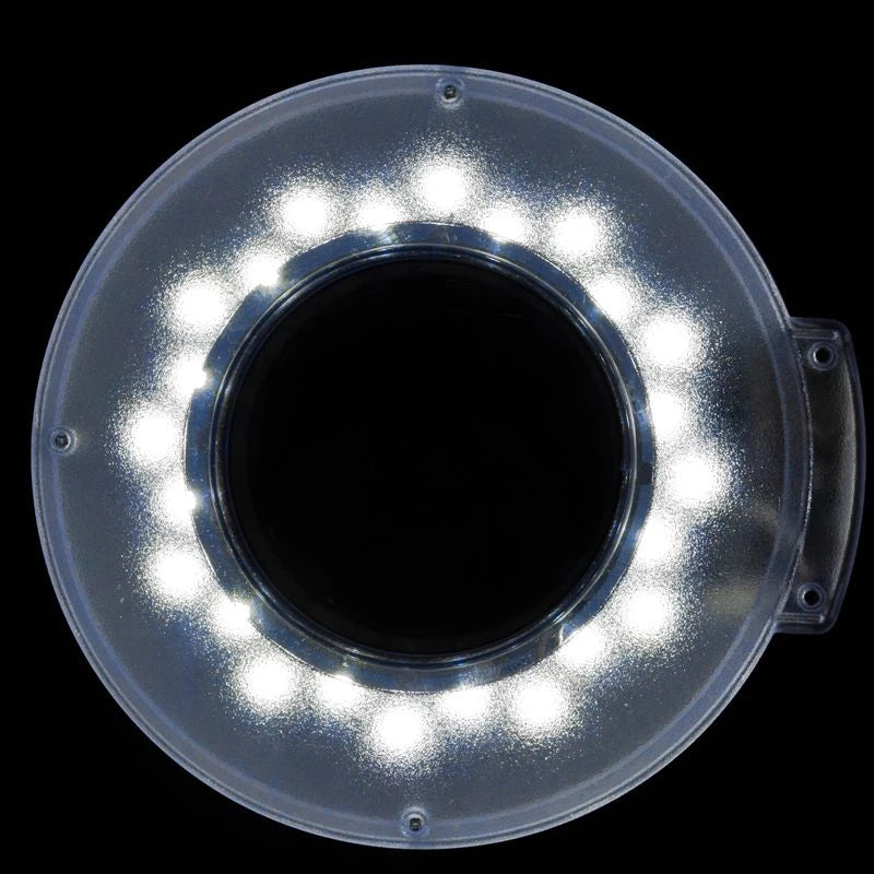 Komplekts: Kosmētiskais krēsls 210 + LED lampa-lupa S5 + taburete 302