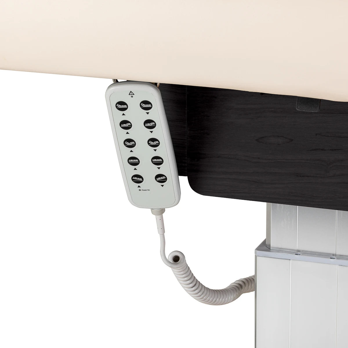 SPA kušete Sillon Comfort, krēmkrāsa ar melnu pamatni