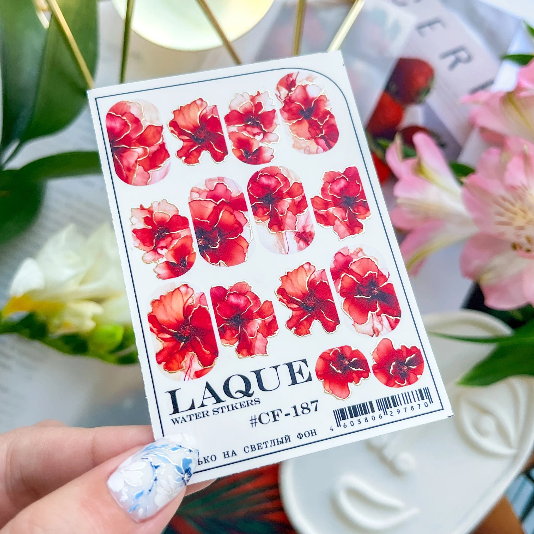 LAQUE NailArt-Einleger design #CF-187