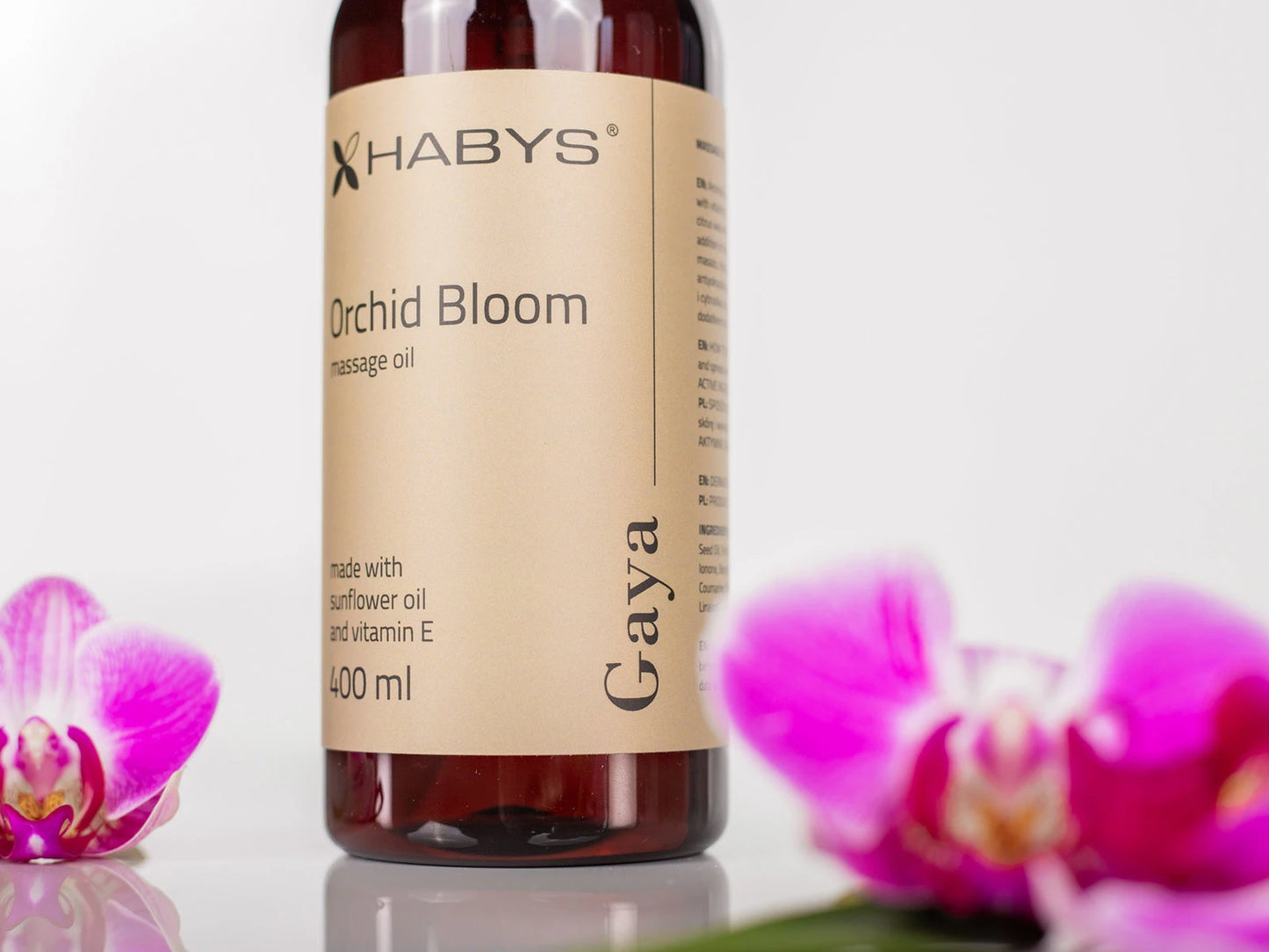 Massage Oil, Orchid bloom, HABYS, 400 ml