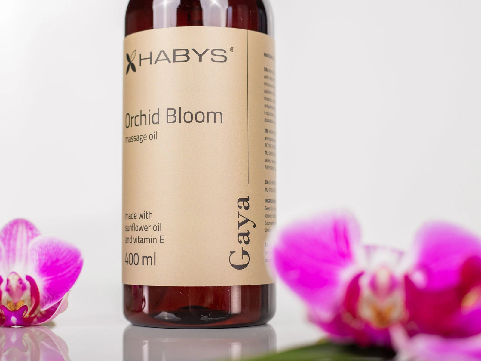 Massage Oil, Orchid bloom, HABYS, 400 ml