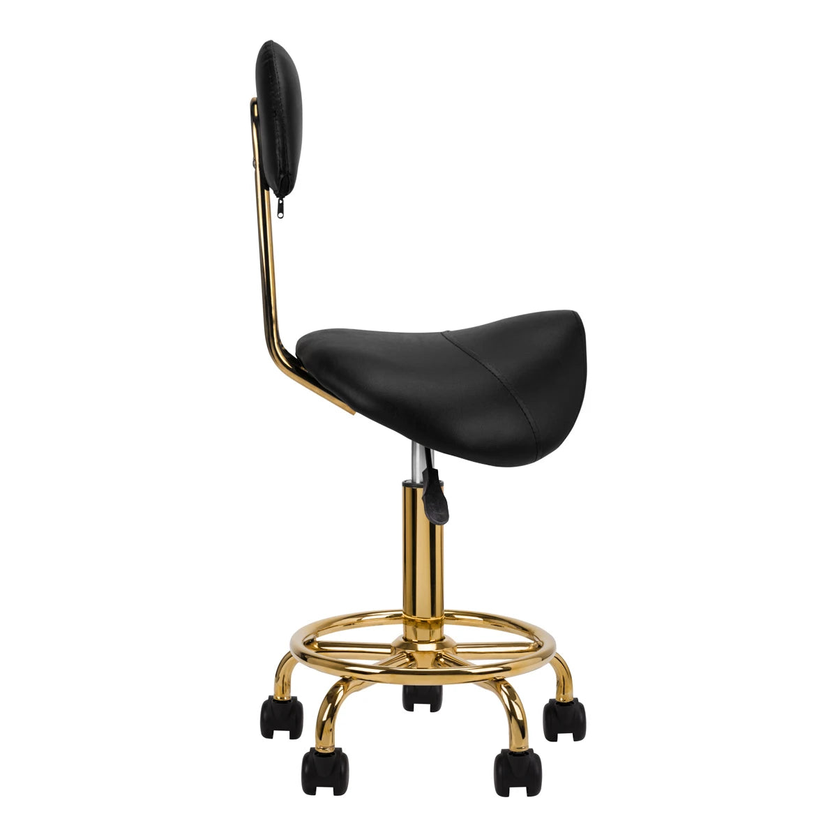 tabouret cosmétique 6001G or noir