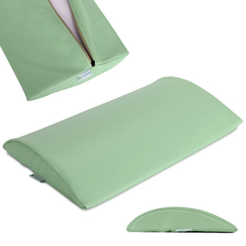 Polovalec na záda Semi Round Bolster Lumbar 40x25x5 Hard K022, zelená