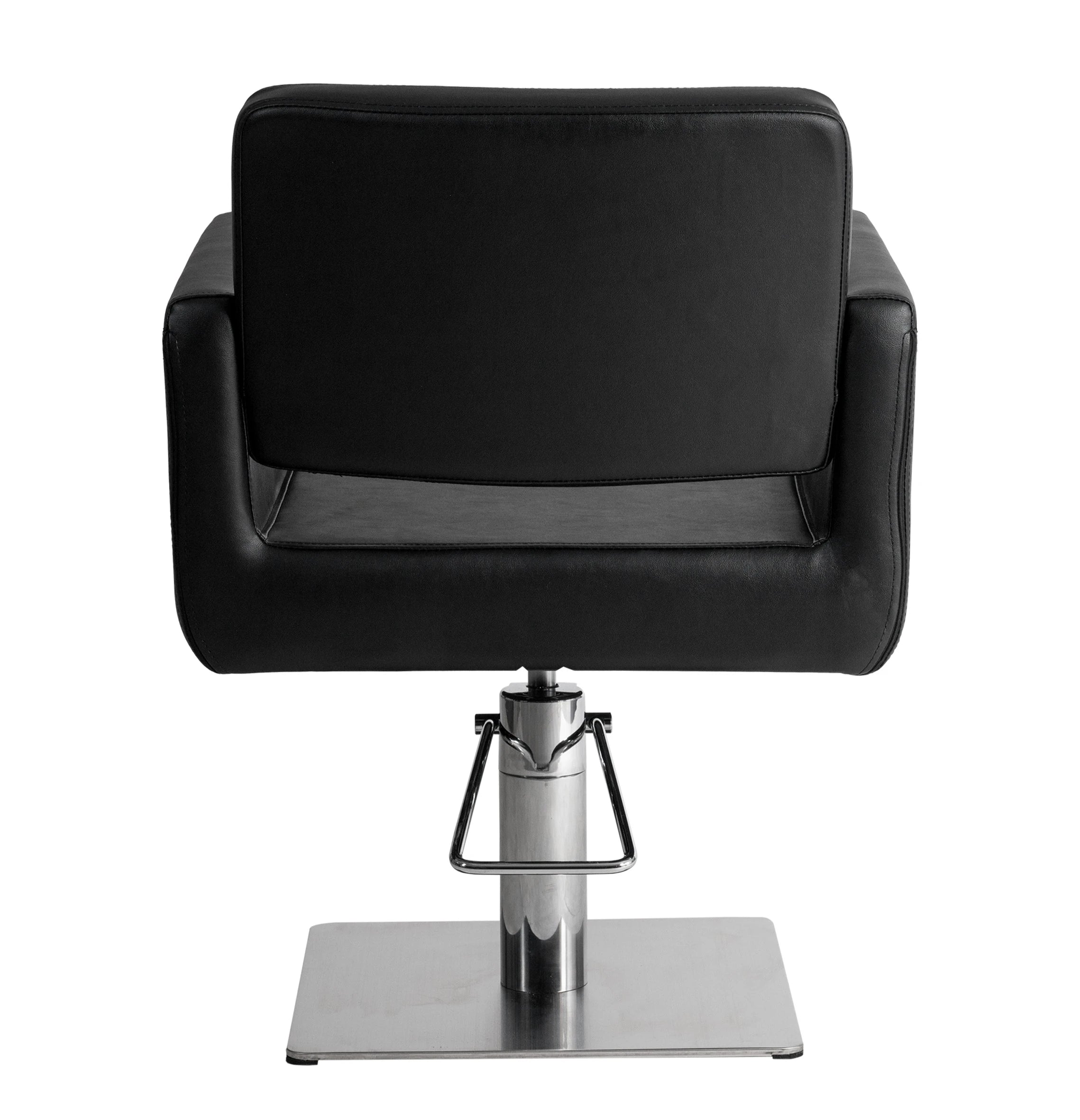 CHIC Q Barber Chair with Square Base, Black