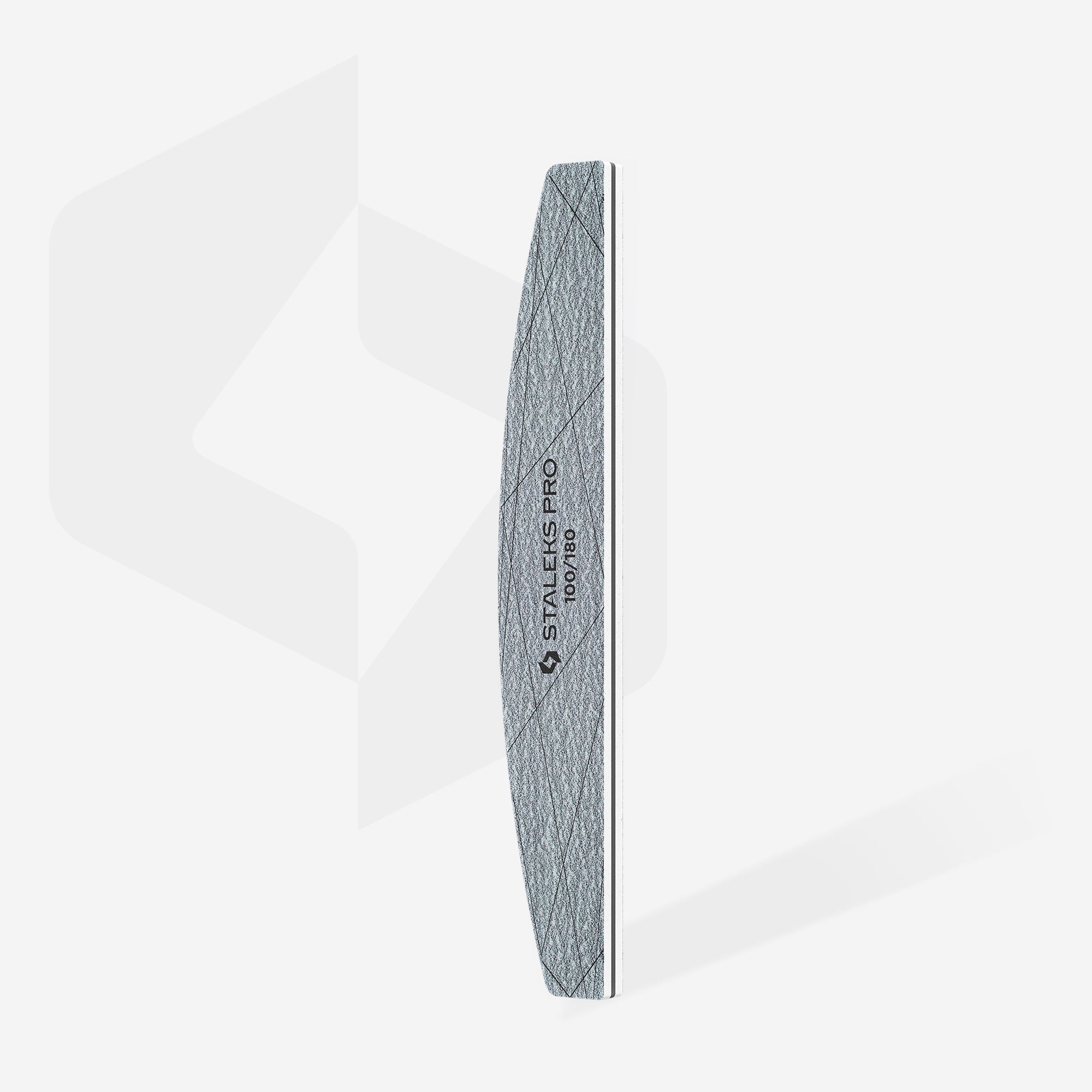 STALEKS SMART 40 Crescent mineralnagelfil, 100/180 grit (25 st)