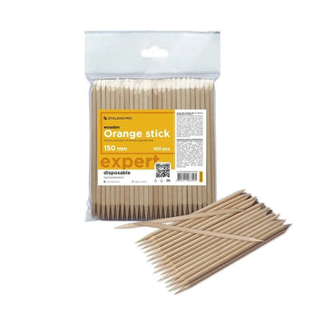 Orange stick EXPERT wooden 150 mm (100 pcs)
