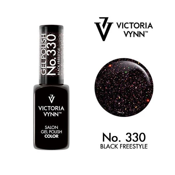 vernis gel 330 noir Freestyle GP 8ml