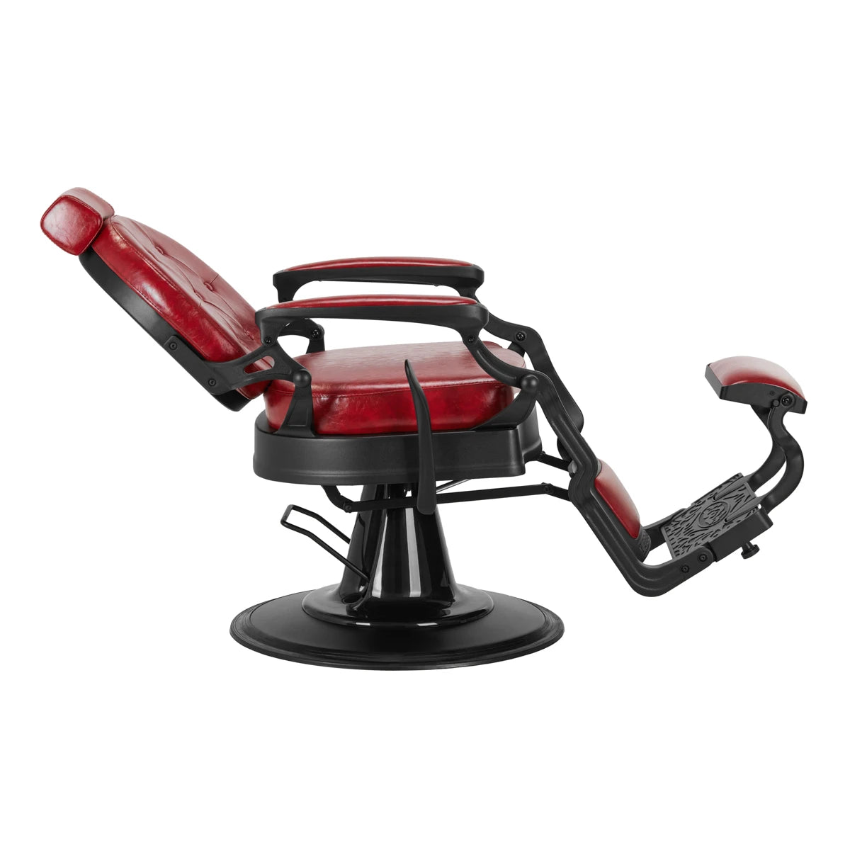 Hairdressing chair Gabbiano President red