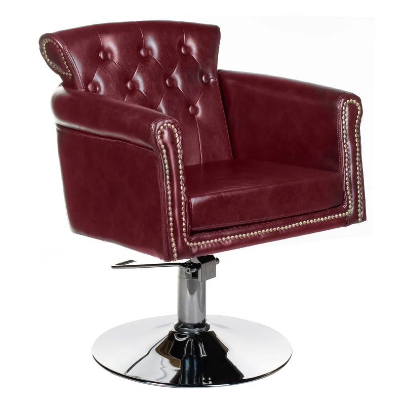 Hairdressing chair ALBERTO BH-8038, cherry
