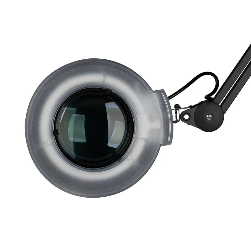 Padidinimo lempa su stovu LED S5, juoda