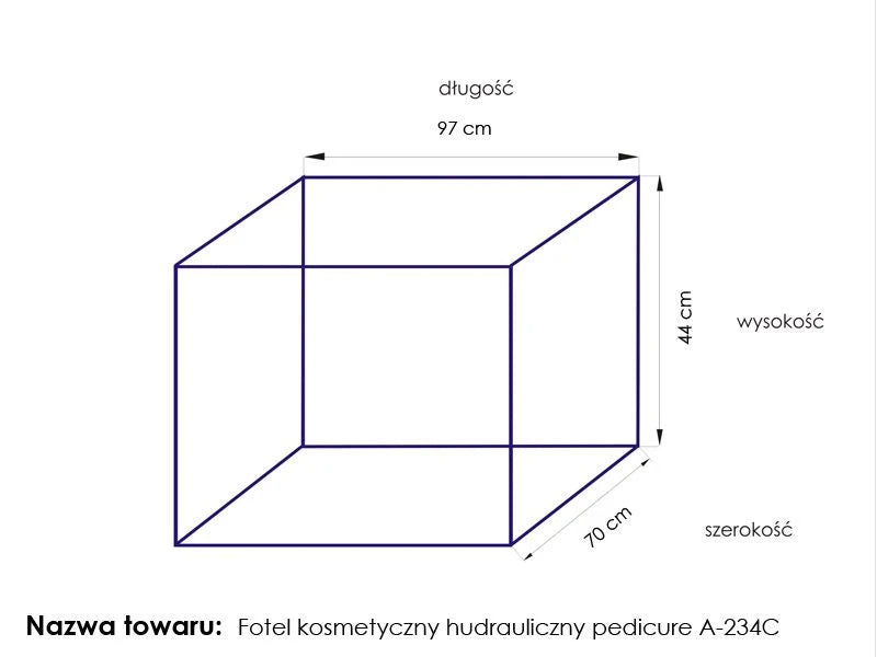 Hüdrauliline Pediküüritool A 234c PEDI, valge