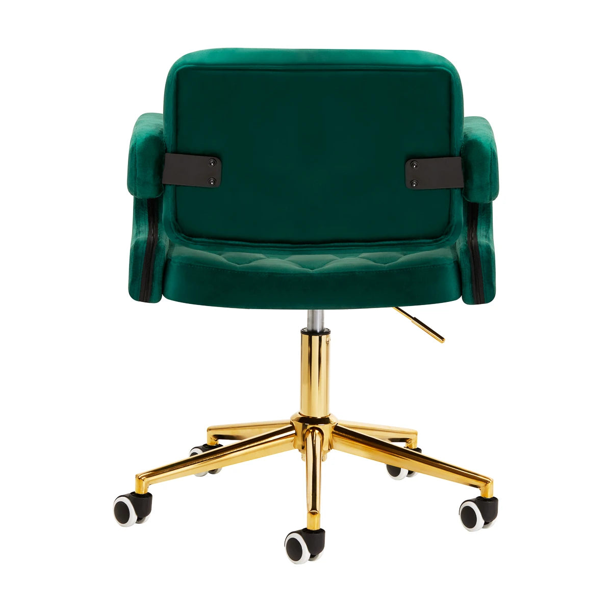 4RICO Friseurstuhl QS-OF213G, Samt Grün
