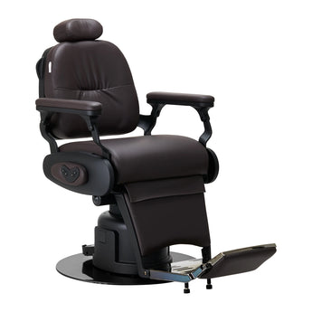 Barber Chair Electric Gabbiano Duke, brown