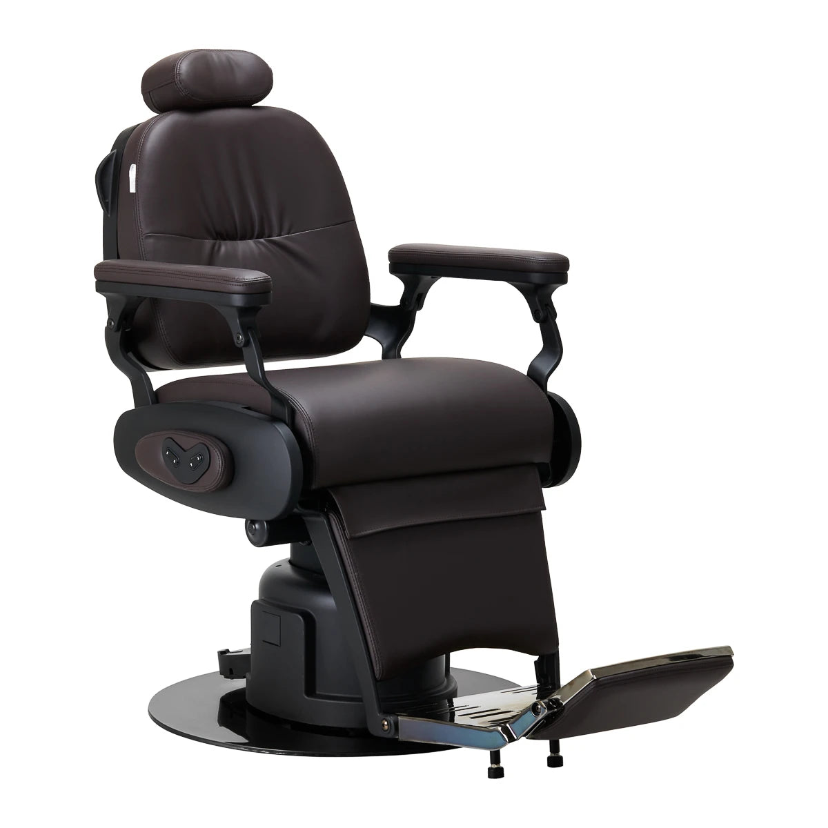 Barber Chair Electric Gabbiano Duke, brown