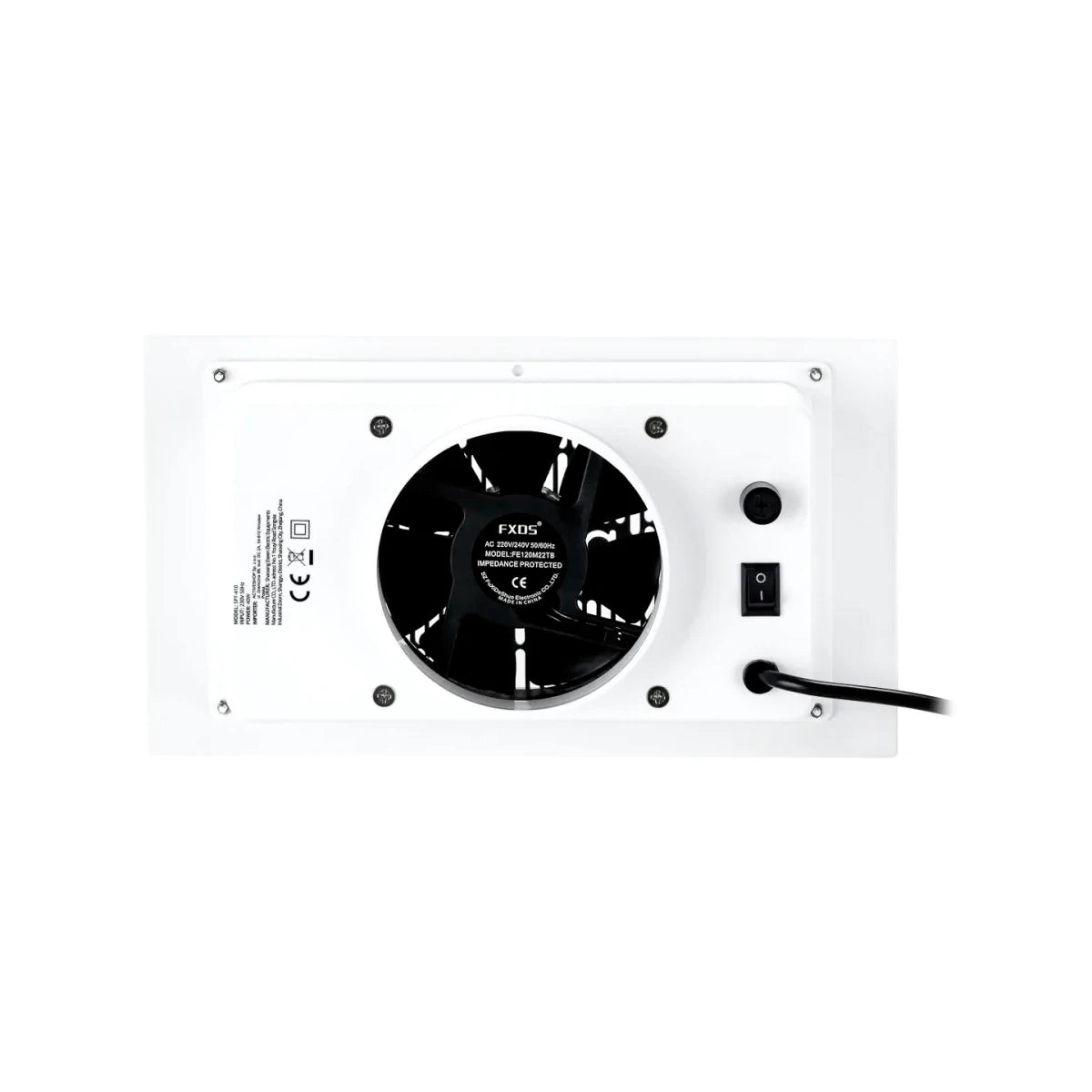 Cosmetic desk with extractor fan G031 white