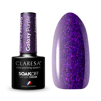Claresa Geellakk Galaxy Purple, 5 ml