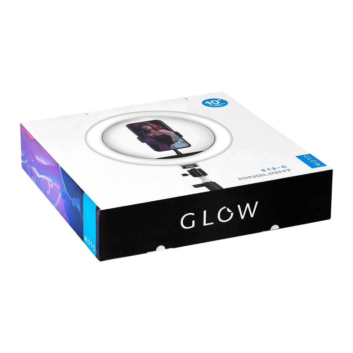 GLOW Ring lampe LED 10" BSC with trépied 10W