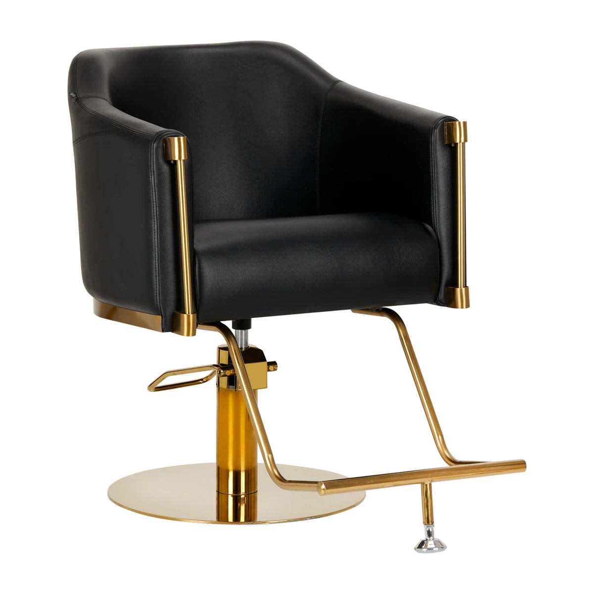 GABBIANO Friseurstuhl Burgos, schwarz-gold